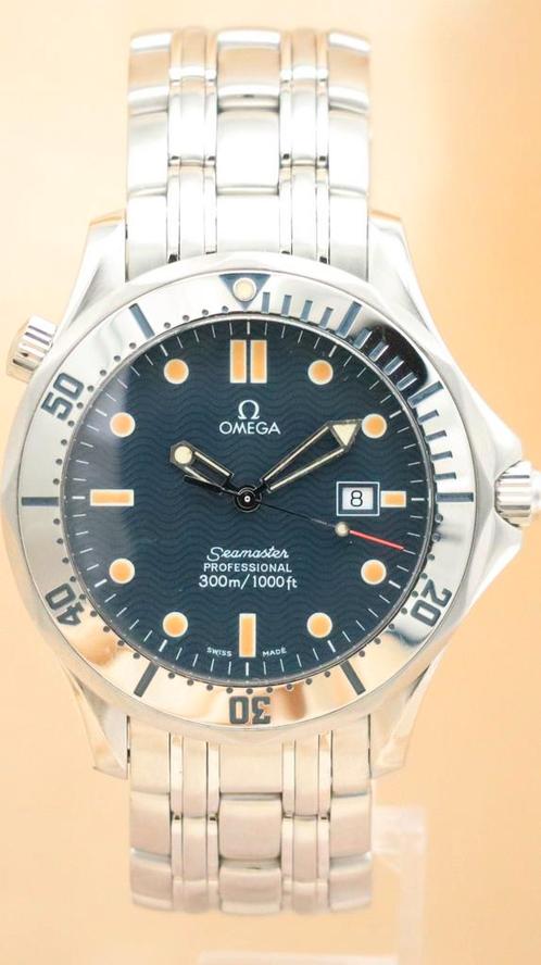 Omega Seamaster Diver 300M 25428000 uit 1998, Sieraden, Tassen en Uiterlijk, Horloges | Heren, Polshorloge, Gebruikt, Omega, Verzenden