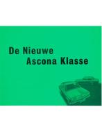 1972 OPEL ASCONA A BROCHURE NEDERLANDS, Nieuw, Opel, Author