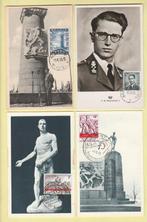 België 1920/1990 - Maximale verzameling van 670 kaarten van, Gestempeld