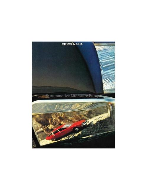 1979 CITROËN CX PROGRAMMA BROCHURE NEDERLANDS, Boeken, Auto's | Folders en Tijdschriften