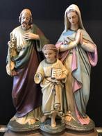 Beeld, Heilge familie Joseph, Maria, Jezus - 44 cm - Gips
