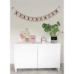 Hippe Kaartjes - Babyshower slinger roze, Verzenden, Nieuw