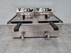 RVS Dubbele Friteuse Frituur 2 x 16 liter 400V Horeca, Ophalen of Verzenden, Nieuw in verpakking