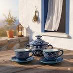 Vallauris - Robert Picault - Koffieservies (5) - Terracotta, Antiek en Kunst, Antiek | Glas en Kristal