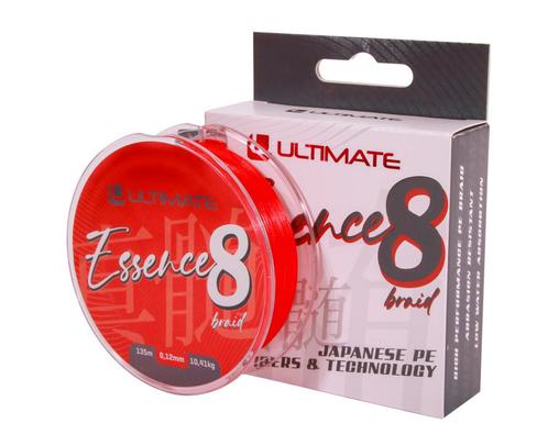 Ultimate Essence 8-Braid 135m 0,10mm 8,48kg, Watersport en Boten, Hengelsport | Algemeen, Vislijn, Nieuw, Verzenden