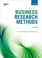 Business Research Methods 9780199668649 Alan Bryman, Verzenden, Zo goed als nieuw, Alan Bryman