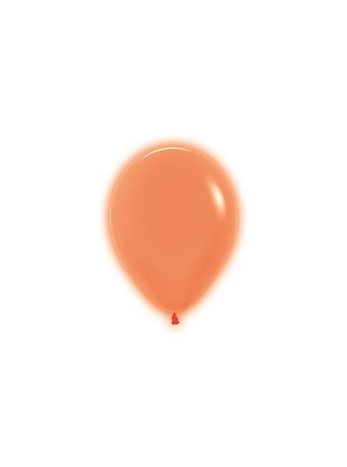 Ballonnen Neon Orange 12cm 50st, Hobby en Vrije tijd, Feestartikelen, Nieuw, Verzenden