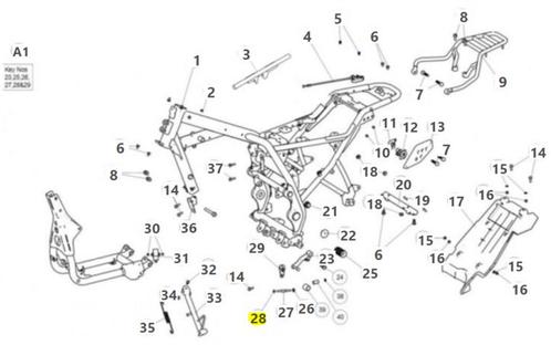 Royal Enfield Hex Nut M6-LH Thread - 574610A Scram 411, Motoren, Onderdelen | Ducati, Nieuw, Verzenden