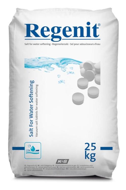 Regenit tabletten onthardingszout 10x 25kg, Huis en Inrichting, Schoonmaakartikelen, Ophalen of Verzenden