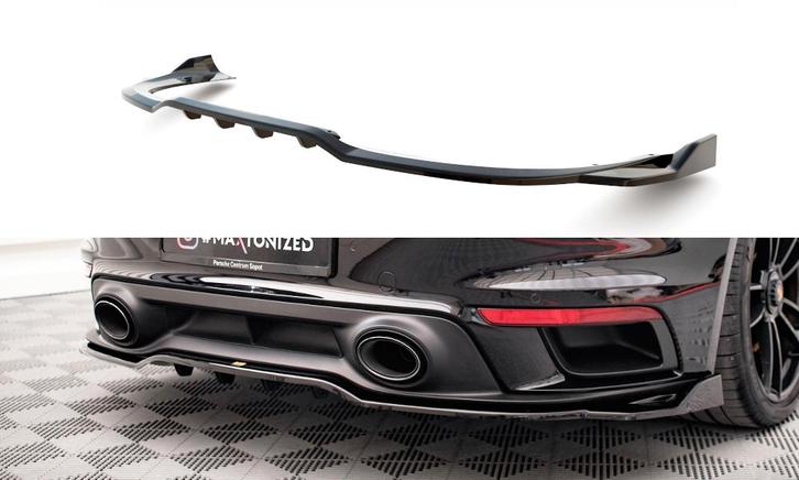 Diffuser Porsche 911 Turbo S 992 Maxton Glans Zwart, Auto-onderdelen, Carrosserie en Plaatwerk, Ophalen of Verzenden