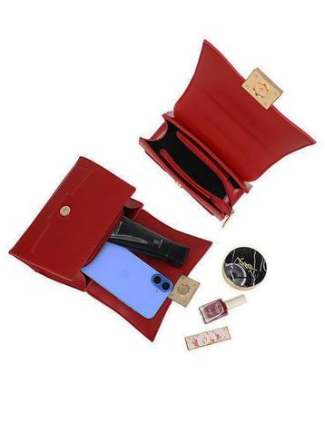 Schoudertas Kim Rood, damestas beschikbaar voor biedingen