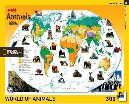 A World of Animals - NYPC National Geographic Collectie, Hobby en Vrije tijd, Denksport en Puzzels, Verzenden