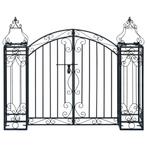 vidaXL Poort decoratief 122x20,5x100 cm smeedijzer, Tuin en Terras, Verzenden, Nieuw