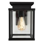 Leicester Muurlamp Zwart met Bewegingssensor LED, Verzenden, Wandlamp, 50 tot 250 watt, Led