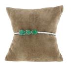 Armband - 18 karaat Witgoud - Diamant - Smeraldi, Sieraden, Tassen en Uiterlijk, Armbanden, Nieuw