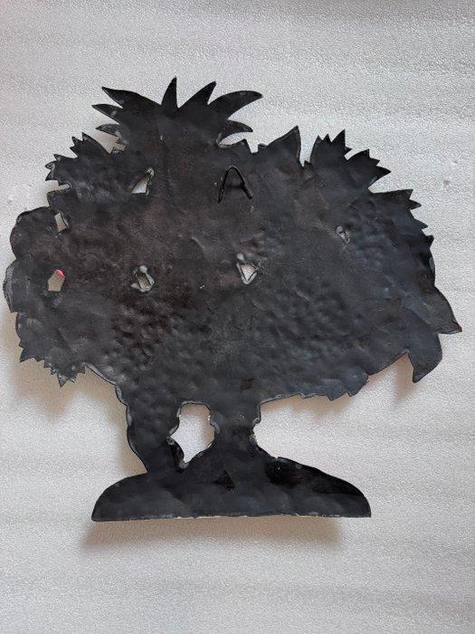 Decoratief ornament - geverfd plafond, ijzer, Antiek en Kunst, Kunst | Designobjecten