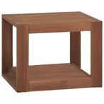 vidaXL Badkamerwandkast 45x45x35 cm massief teakhout, Verzenden, Nieuw