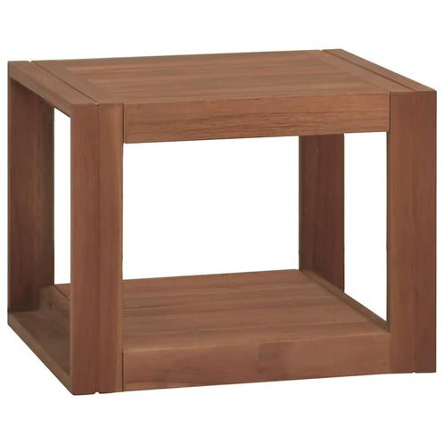 vidaXL Badkamerwandkast 45x45x35 cm massief teakhout, Huis en Inrichting, Kasten | Overige, Nieuw, Verzenden