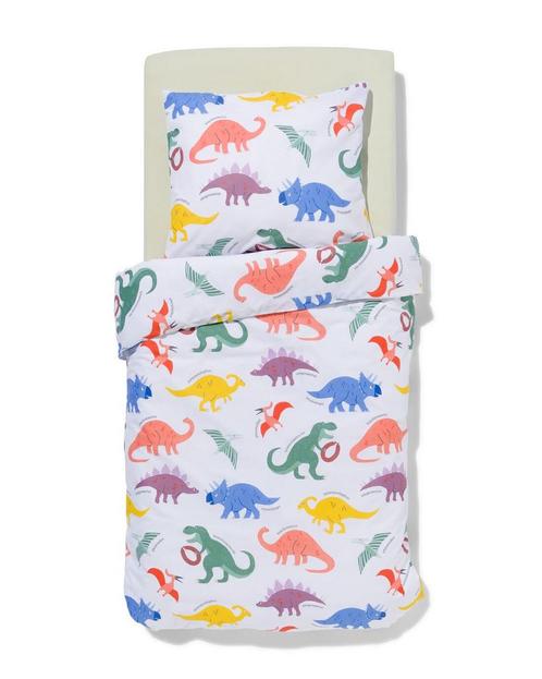 HEMA Peuter dekbedovertrek zacht katoen 120x150 dino, Huis en Inrichting, Slaapkamer | Beddengoed, Nieuw, Verzenden