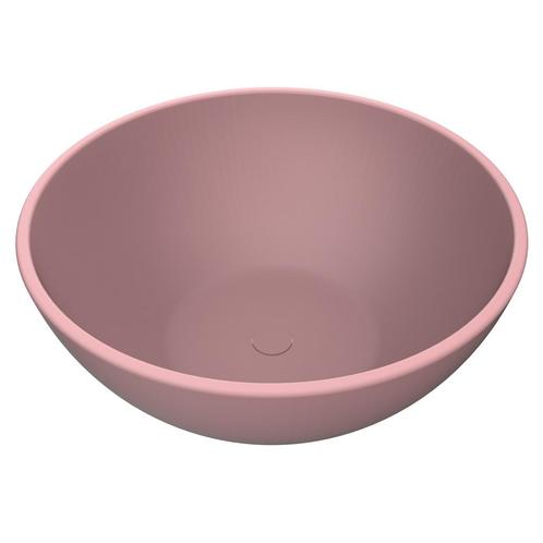 Waskom Arcqua Prince Opbouw 38x14 cm Rond Mat Roze, Huis en Inrichting, Badkamer | Badkamermeubels, 25 tot 50 cm, Overige typen