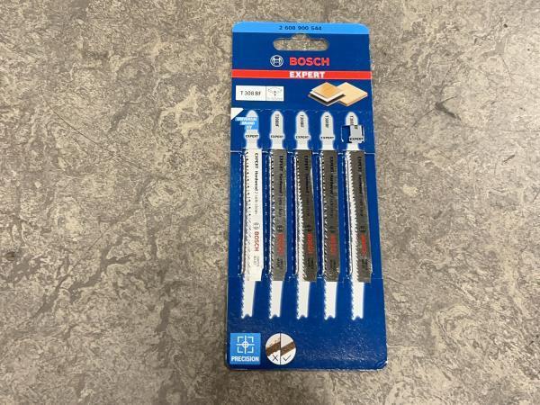 Veiling - 5x Bosch Expert decoupeerzaagblad T308BF Hardwood, Doe-het-zelf en Verbouw, Gereedschap | Machine-onderdelen en Toebehoren