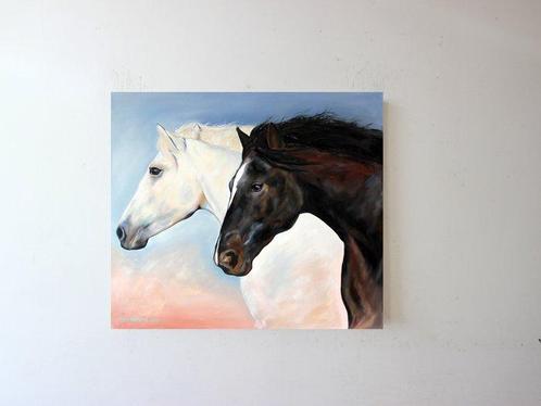 Iwona Kopczyska - Horses, Antiek en Kunst, Kunst | Schilderijen | Modern