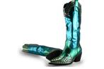 Azalea Wang cowboy laarzen in maat 41 Blauw | 10% korting, Kleding | Dames, Schoenen, Azalea Wang, Zo goed als nieuw, Verzenden