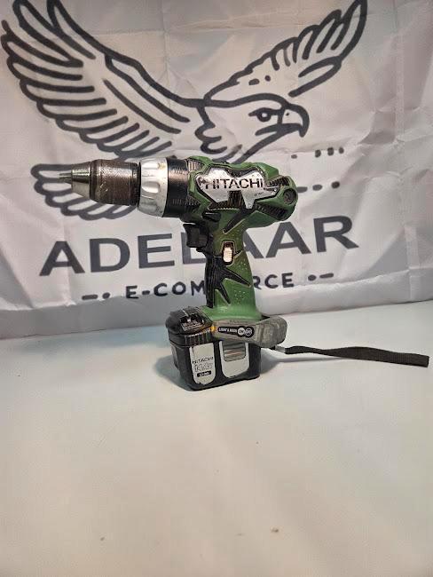 Hitachi DS 14DL 14,4V Li-Ion – Accu Schroef-/Boormachine, Doe-het-zelf en Verbouw, Gereedschap | Handgereedschap, Gebruikt, Ophalen of Verzenden