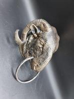 Wanddecoratie - Ram Towel Ring Iron - India, Antiek en Kunst