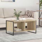 vidaXL Salontafel Sonoma 80 x 50 x 40 cm Bewerkt hout, Verzenden, Nieuw, 50 tot 100 cm, Minder dan 50 cm