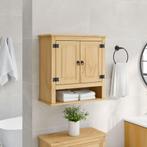 vidaXL Badkamerwandkast Corona 70x33x71,5 cm massief, Huis en Inrichting, Verzenden, Nieuw, Minder dan 100 cm