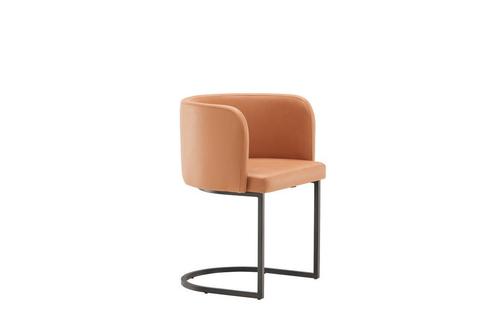 Eetkamerstoel - Richard  - Cognac  - PU-Leer - Jörn, Huis en Inrichting, Stoelen, Nieuw, Verzenden