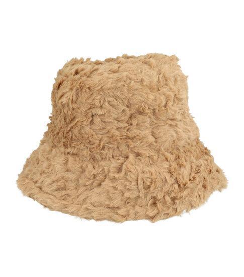 Bucket Hat Fluffy Imitatie Bont Licht Bruin, Sieraden, Tassen en Uiterlijk, Uiterlijk | Haarverzorging, Verzenden