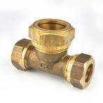 Kuterlite knelkoppeling Ø15x22x15 T-stuk, Doe-het-zelf en Verbouw, Verwarming en Radiatoren, Verzenden, Nieuw