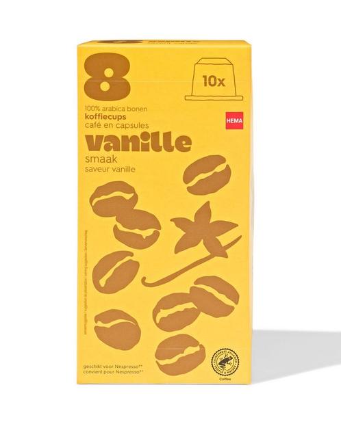 HEMA Koffiecups vanille - 10 stuks 2+1 gratis, Witgoed en Apparatuur, Koffiezetapparaten, Nieuw, Verzenden