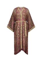-30% Summum  Summum 5s1604-12254 long kimono dress scarfprin, Kleding | Dames, Jurken, Verzenden, Nieuw