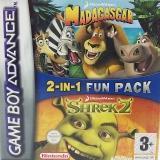 MarioGBA.nl: 2 Games in 1 Madagascar + Shrek 2 - iDEAL!, Spelcomputers en Games, Games | Nintendo Game Boy, Gebruikt, Ophalen of Verzenden