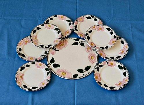Villeroy & Boch - Bord (9) - Wild-Rose - Keramiek - Borden, Antiek en Kunst, Antiek | Meubels | Tafels