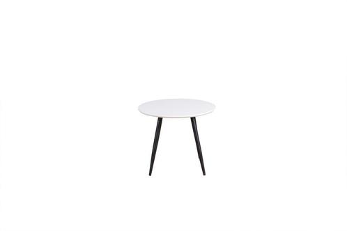 Bijzettafel - Elinor - 60 cm - Wit - Jörn, Huis en Inrichting, Tafels | Eettafels, Nieuw, Verzenden