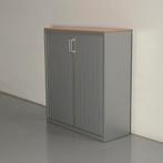 Steelcase roldeurkast, aluminium, beuken, 130 x 120 cm,, Ophalen of Verzenden, Nieuw