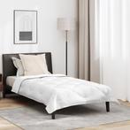 vidaXL Dekbed met kussen Wit 155 x 220 cm Microfibre, Huis en Inrichting, Slaapkamer | Beddengoed, Verzenden, Nieuw, Wit