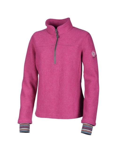 Ivanhoe wollen trui voor dames Dina half Zip Fuchsia Red..., Kleding | Dames, Truien en Vesten, Roze, Nieuw, Verzenden
