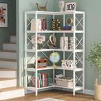 Industriële Hoekboekenkast 5 Niveaus met Metaal, Huis en Inrichting, Kasten | Overige, Verzenden, Nieuw