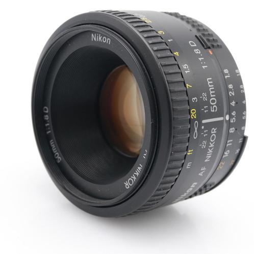 Nikon AF 50mm F/1.8 D | Tweedehands, Audio, Tv en Foto, Fotocamera's Digitaal, Gebruikt, Nikon, Verzenden