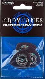 Jim Dunlop 546PAJ200 Andy James Flow plectrum 2.00 mm 3-pack, Ophalen of Verzenden, Nieuw, Elektrische gitaar