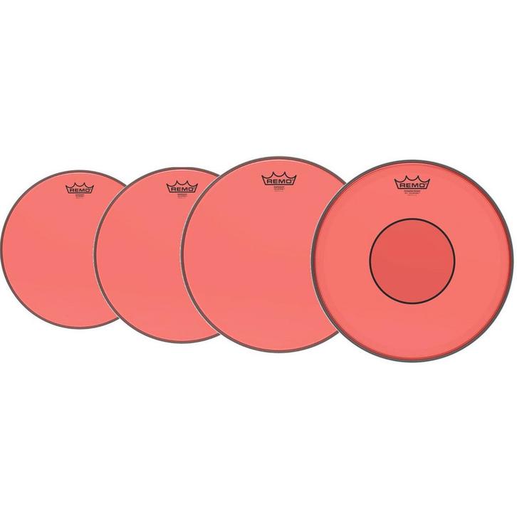Remo Colortone Red Fusion tompack 10 12 14 + 14 inch, Muziek en Instrumenten, Drumstellen en Slagwerk, Verzenden