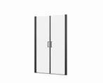 Douche Pendeldeur 100x195cm 6mm Nano glas mat zwart serie, Verzenden, Nieuw