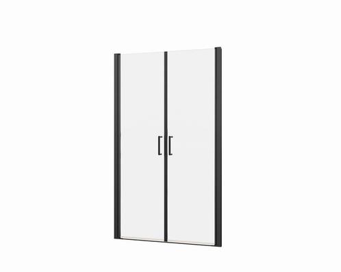 Douche Pendeldeur 100x195cm 6mm Nano glas mat zwart serie, Doe-het-zelf en Verbouw, Sanitair, Verzenden