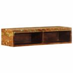 vidaXL Tv-meubel wandmontage 80x30x19 cm massief gerecycled, Verzenden, Nieuw