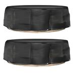 vidaXL Tuinmeubelhoezen voor loungebed 2 st 10 oogjes rond, Tuin en Terras, Tuinmeubel-accessoires, Verzenden, Nieuw